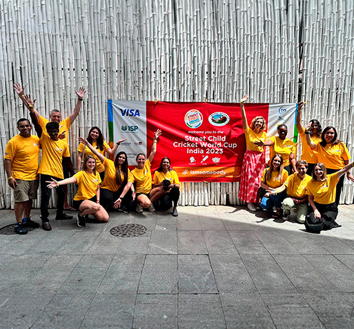 International Schools Partnership volunteers arrive in India to support Street Child United Cricket World Cup